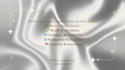 Luxe Identity: Business Baddie Bundle Affirmations