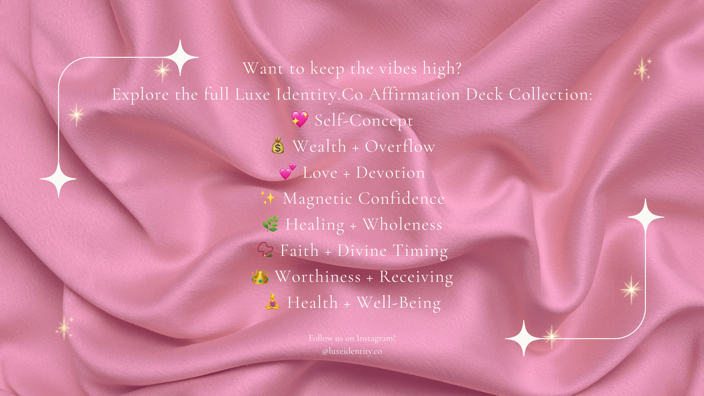 Luxe Identity Affirmations: Love + Devotion