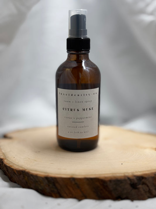 Citrus Muse Room + Linen Mist
